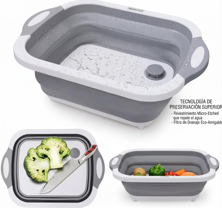 Tabla De Cocina Plegable Multifuncional