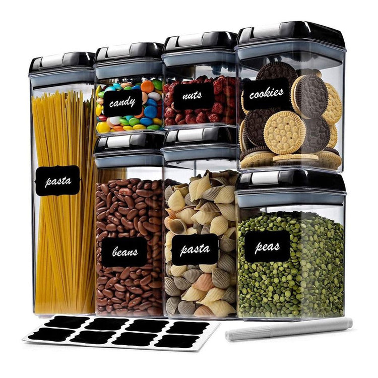 Set X7 Recipientes Alimentos Organizador