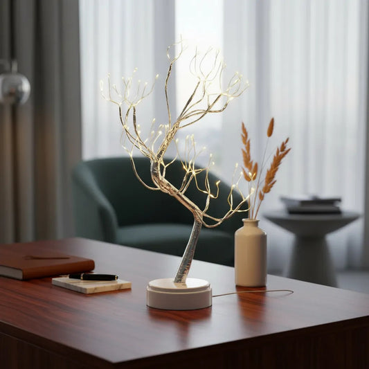 LAMPARA DECORATIVA LED EN FRMA DE BONSAI