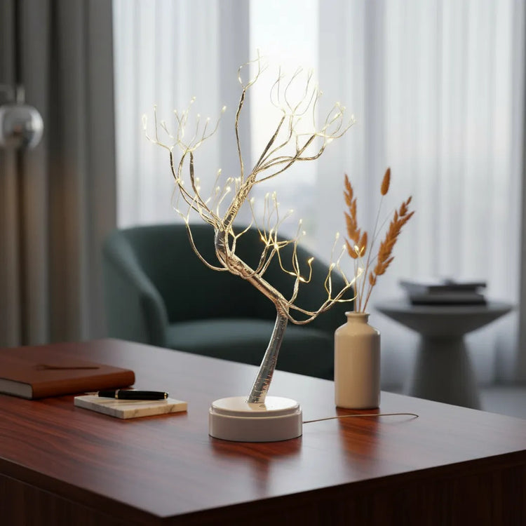 LAMPARA DECORATIVA LED EN FRMA DE BONSAI