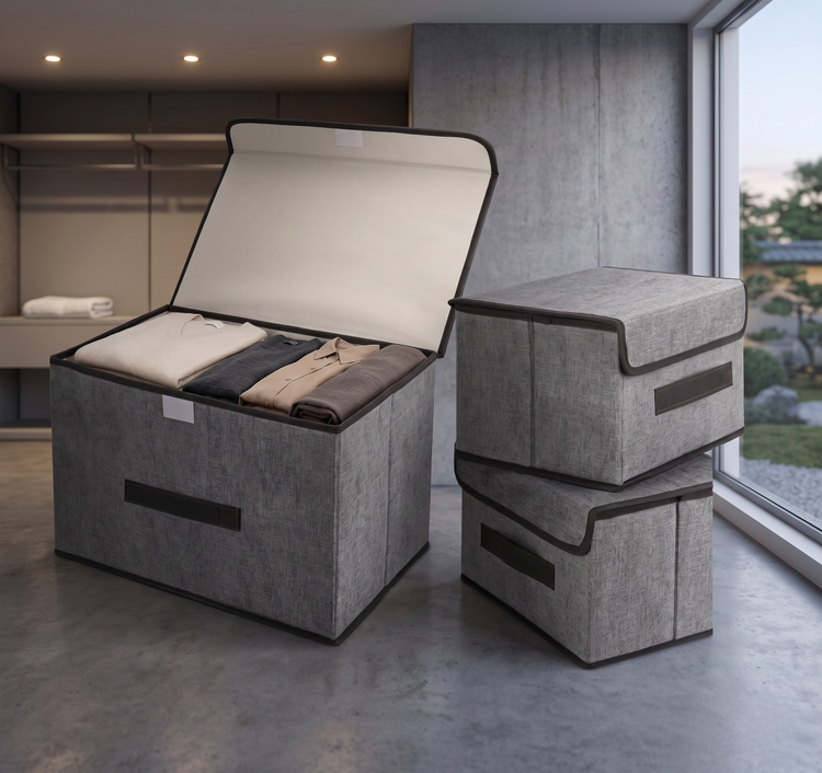 Set Organizador Calma — 3 Cajas con Tapa