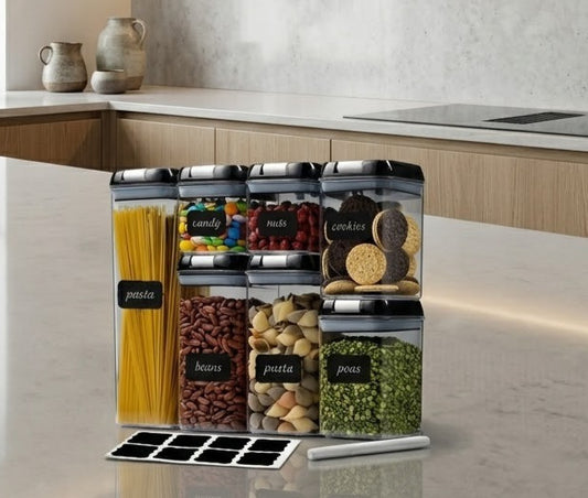 Set X7 Recipientes Alimentos Organizador